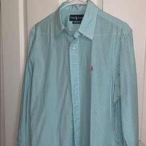 Long button down